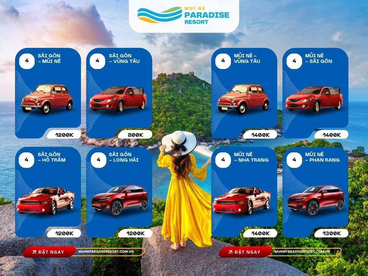 Bảng giá xe mẫu