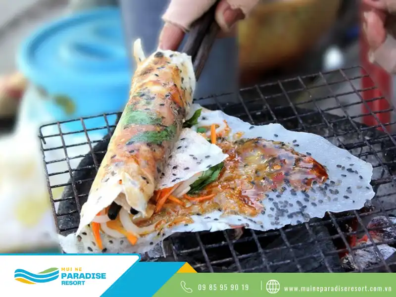 Bánh tráng mắm ruốc Cẩm Xìn
