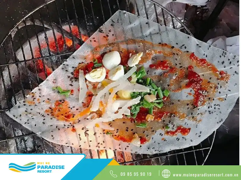 Bánh tráng nướng mắm ruốc Phan Thiết - Bờ Kè