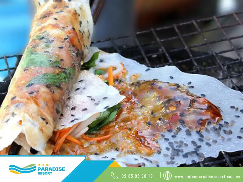 Bánh tráng mắm ruốc thơm