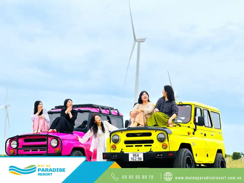 Kinh nghiệm khi thuê xe jeep tại Mũi Né
