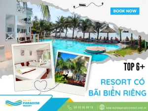 resort Mũi Né có bãi biển riêng