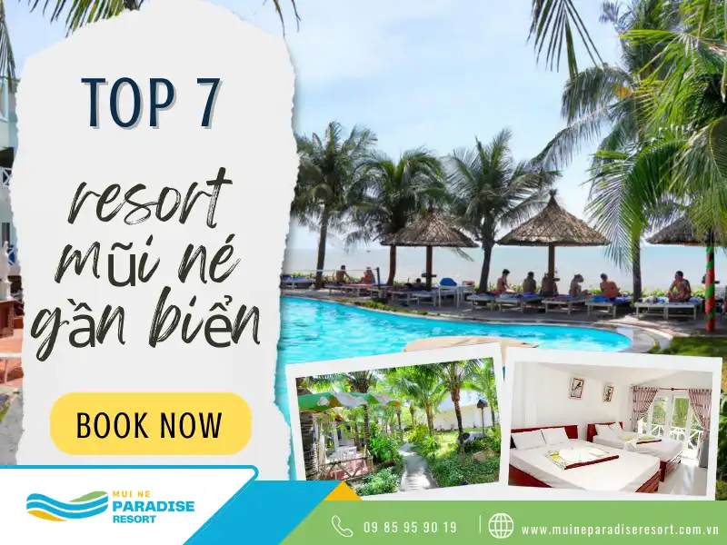 Resort Mũi Né gần biển