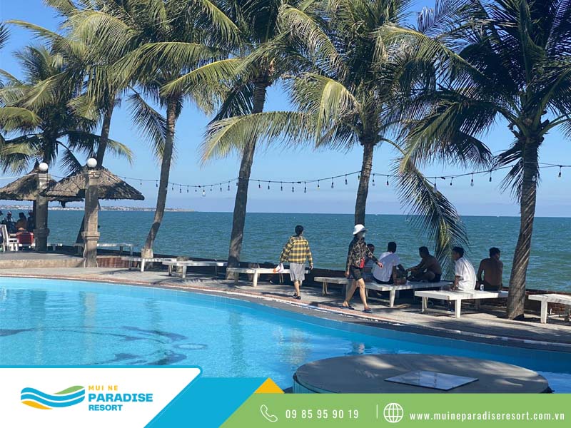 Khách sạn gần làng chài mũi né - Mũi Né Paradise Resort là khu nghỉ dưỡng 3 sao có không gian rộng rãi, vị trí thuận lợi gần bãi biển và các điểm du lịch nổi tiếng tại Mũi Né – Phan Thiết