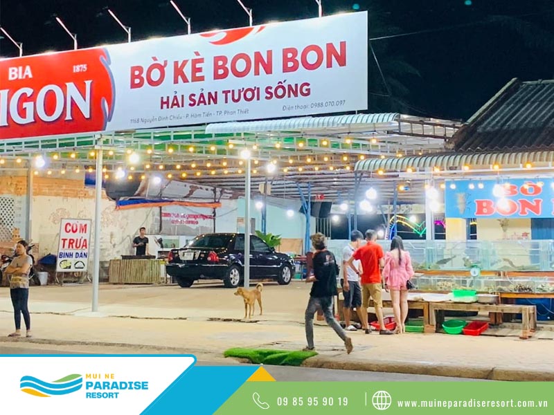 Mũi Né 맛집 해산물 레스토랑 - Bờ Kè Bon Bon