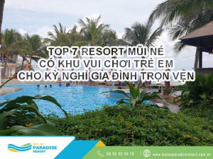 Resort Mũi Né có khu vui chơi trẻ em
