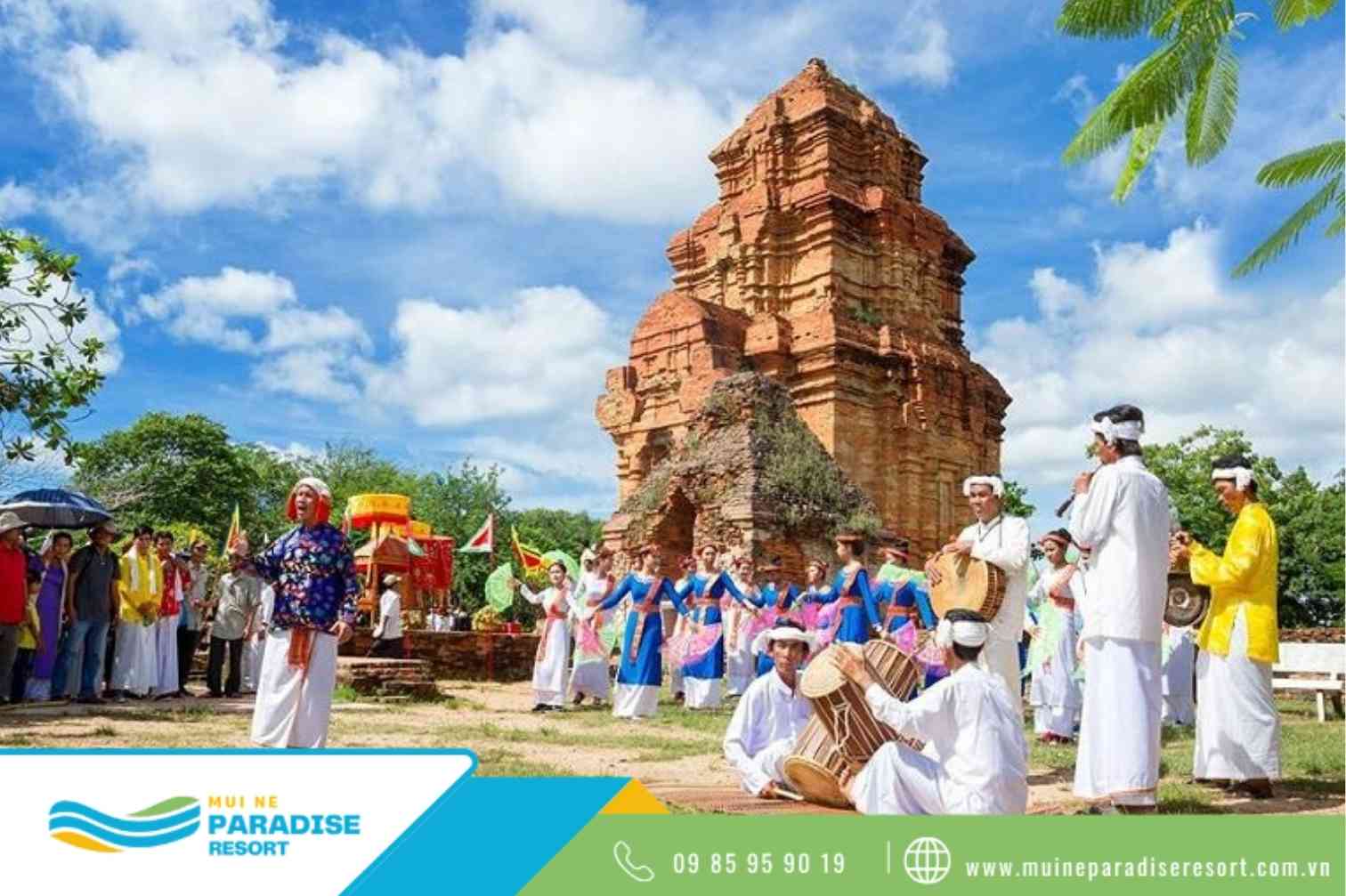 Du lịch Mũi Né có gì - Ngày hội Kate tại tháp Poshanu