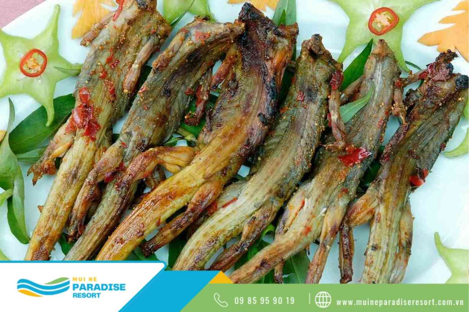 Du lịch Mũi Né có gì - Món dông nướng đặc trưng