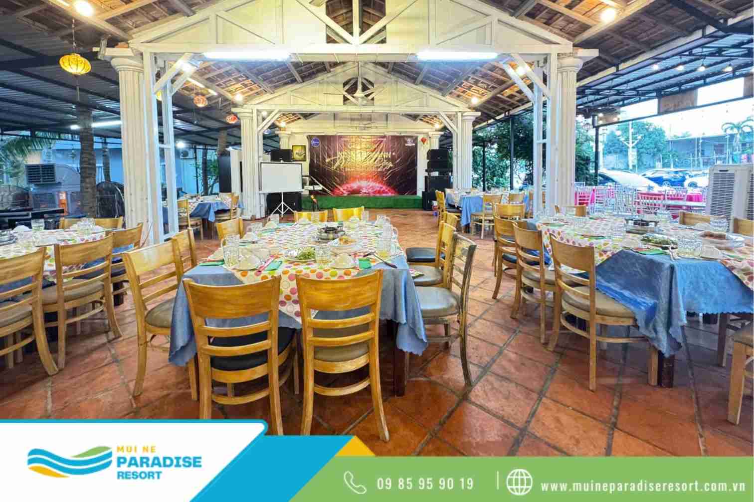 Mũi Né tháng 2 - Nhà hàng Lacheln ở Mũi Né Paradise Resort