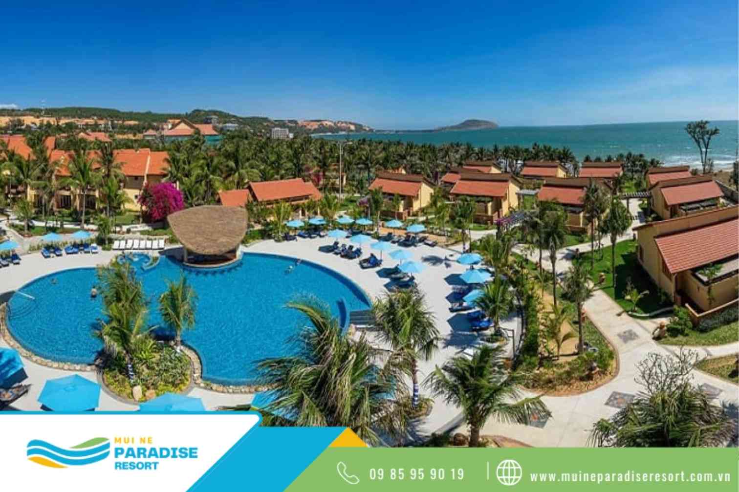 Resort 4 sao Mũi Né - Khuôn viên cực rộng của Pandanus Resort