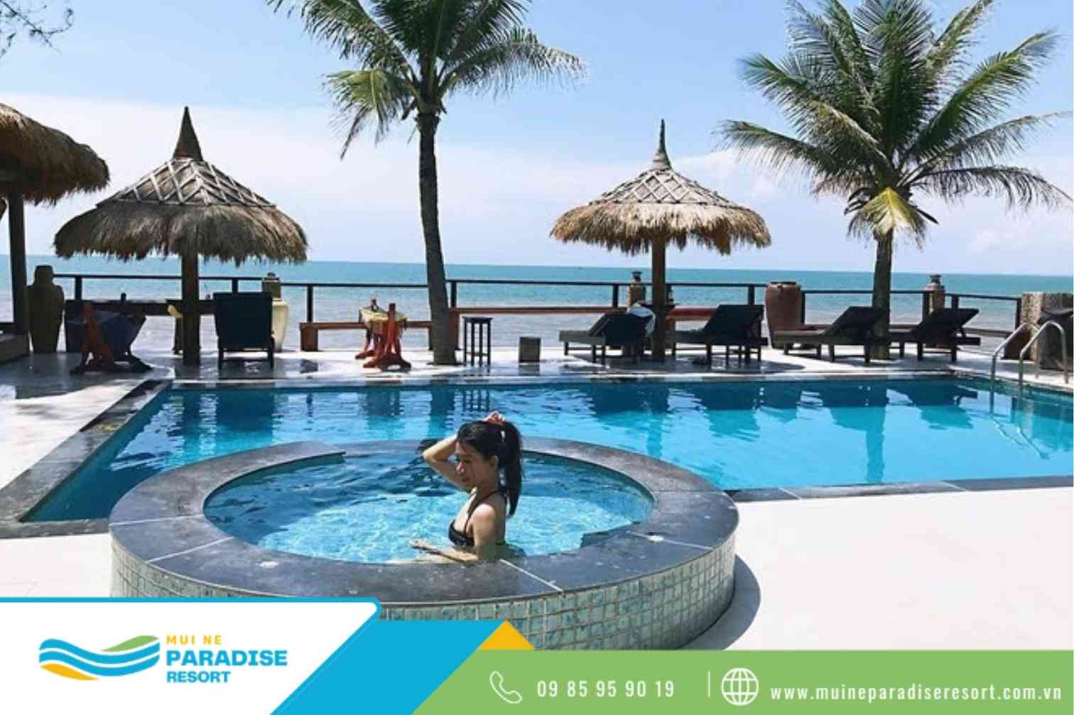 Resort 4 sao Mũi Né - Resort 4 sao có hồ bơi riêng