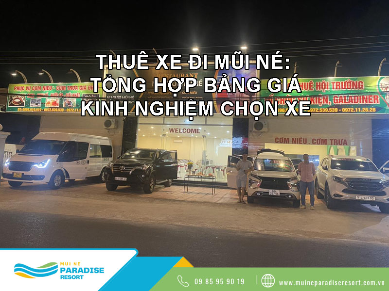 Thuê xe đi mũi né