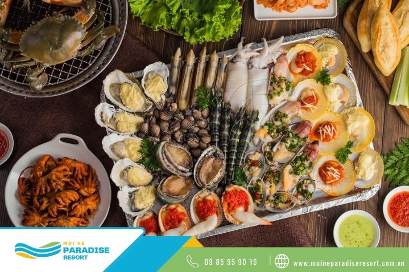 Mũi Né tháng 1 - Hải sản tươi ngon ở Mũi Né