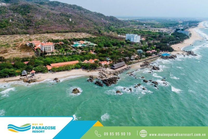 khu du lịch quốc gia mũi né - Toàn cảnh Khu du lịch quốc gia Mũi Né nhìn từ trên cao