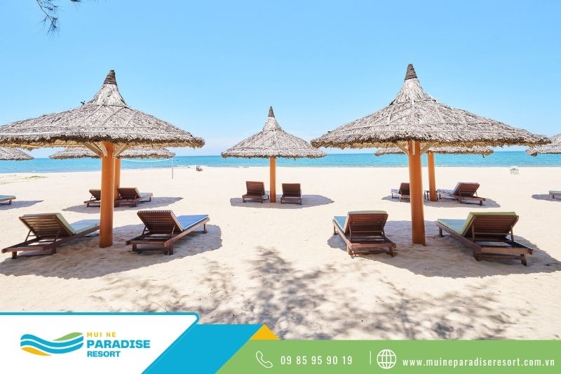 Resort Mũi Né Có Xe Đưa Đón - Phu Hai Beach Resort & Spa sở hữu bãi biển riêng