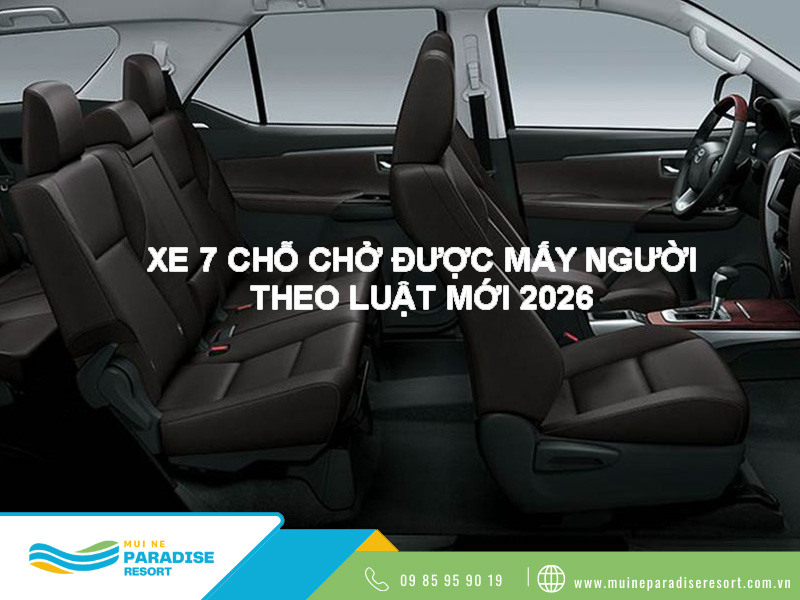 Xe 7 chỗ chở được mấy người