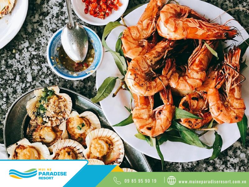Mũi Né tháng 5 - Các món ăn hải sản đặc trưng ở Mũi Né