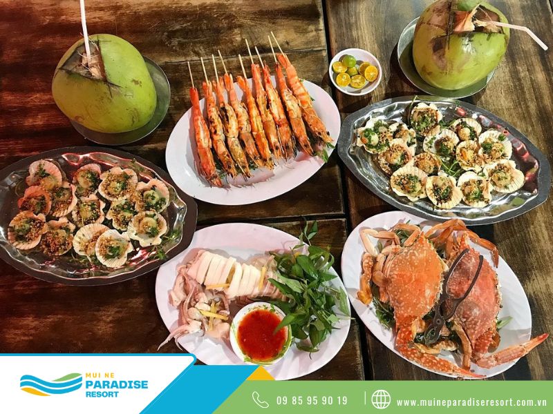 Ăn trưa Mũi Né - Hải sản là lựa chọn hàng đầu để thưởng thức khi đến Mũi Né