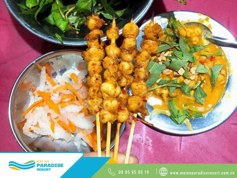 Ăn gì ở Mũi Né - Răng mực nướng