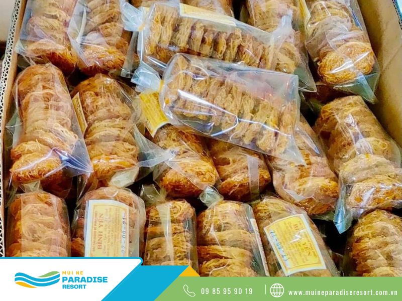 Bánh Rế Phan Thiết - Bánh rế được đóng bịch để làm quà đặc sản địa phương