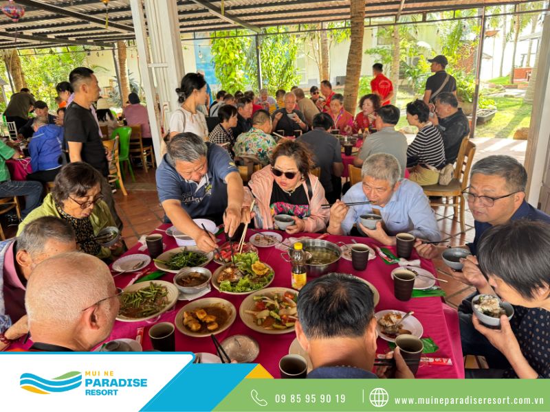 Nhà hàng Lacheln Mũi Né - Không gian thoáng mát, rộng rãi tại nhà hàng Lacheln
