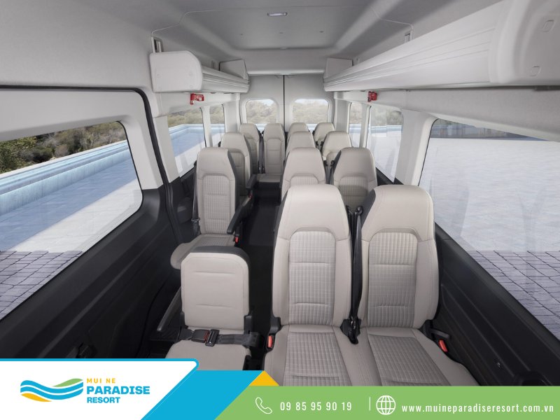 Thuê Xe Đi Sân Bay Cam Ranh - Không gian trong xe rộng rãi, thoáng mát