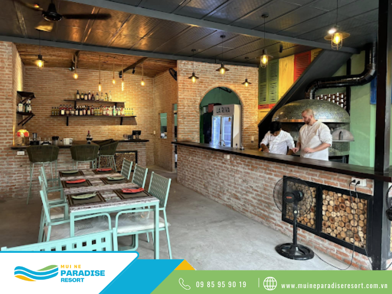 Mũi Né restaurant - La Riva Italian Restaurant & Bar for Italian cuisine lovers