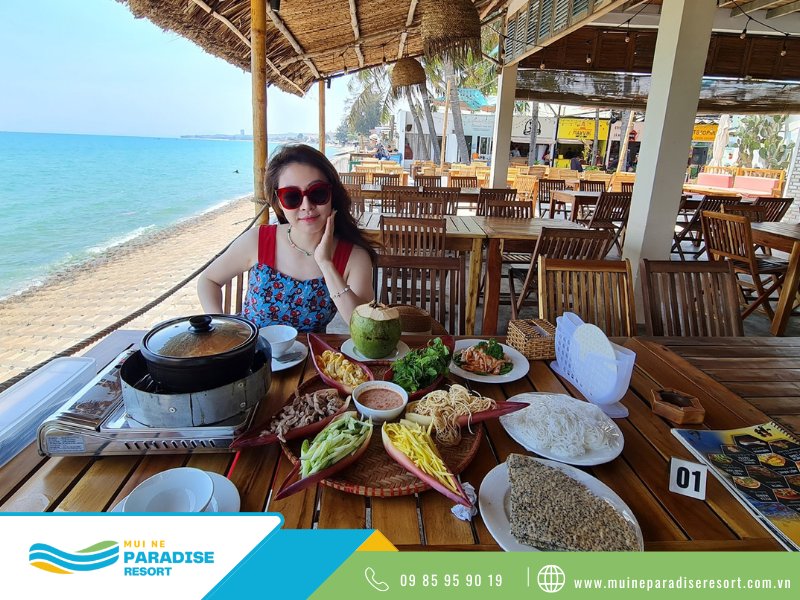 nhà hàng view biển Mũi Né -Nhà hàng với view biển trực diện
