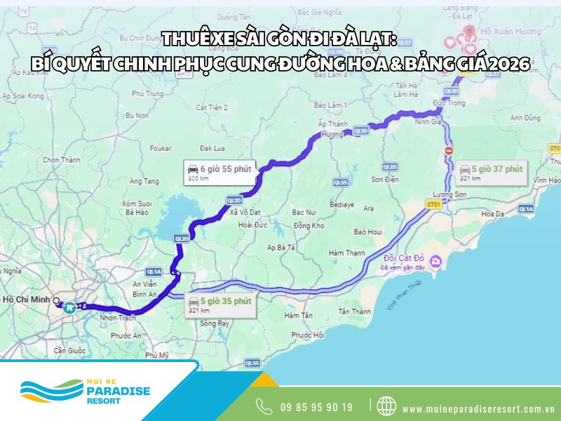 Thuê Xe Sài Gòn Đi Đà Lạt