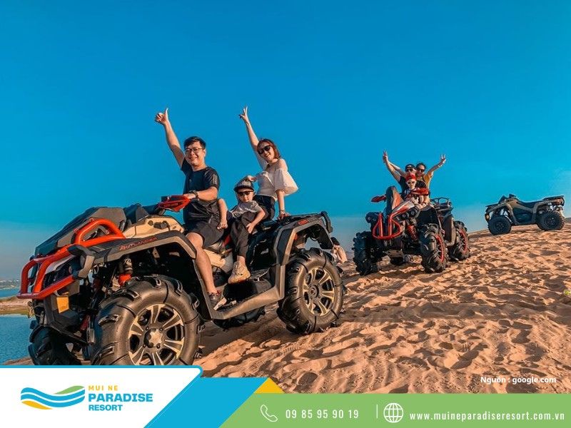Hoạt Động Trải Nghiệm Ở Mũi Né - Chạy mô tô địa hình ATV