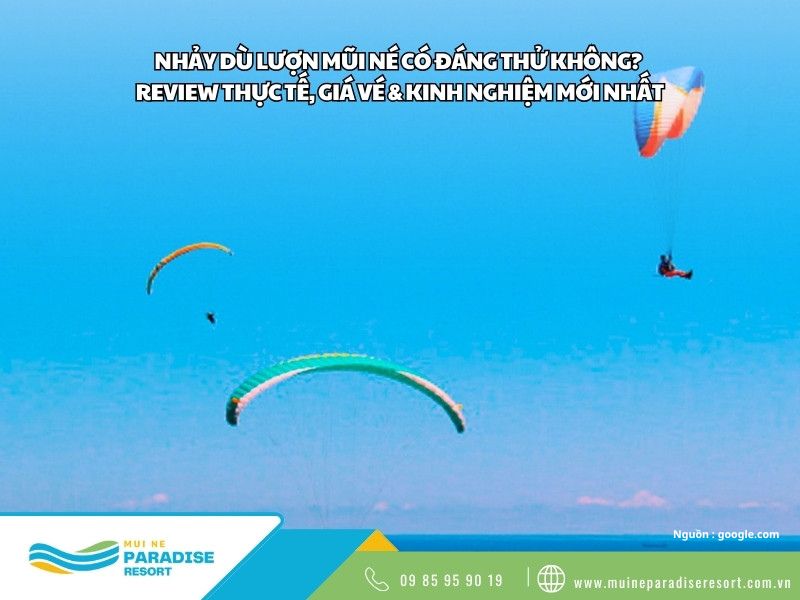 Nhảy dù lượn ở Mũi Né