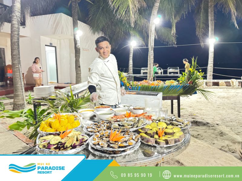 Set menu BBQ hải sản