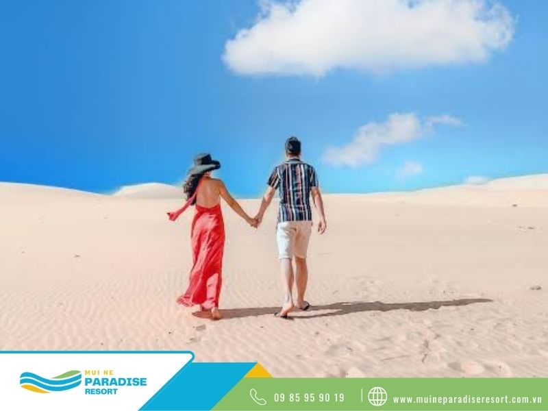 Khám phá đồi cát trắng cùng nhau