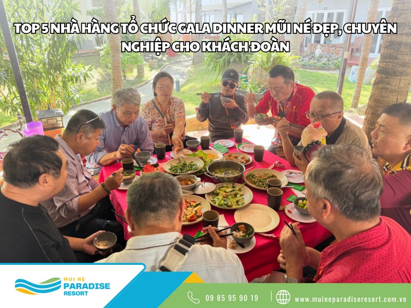 restaurants for organizing gala dinners in Mui Ne