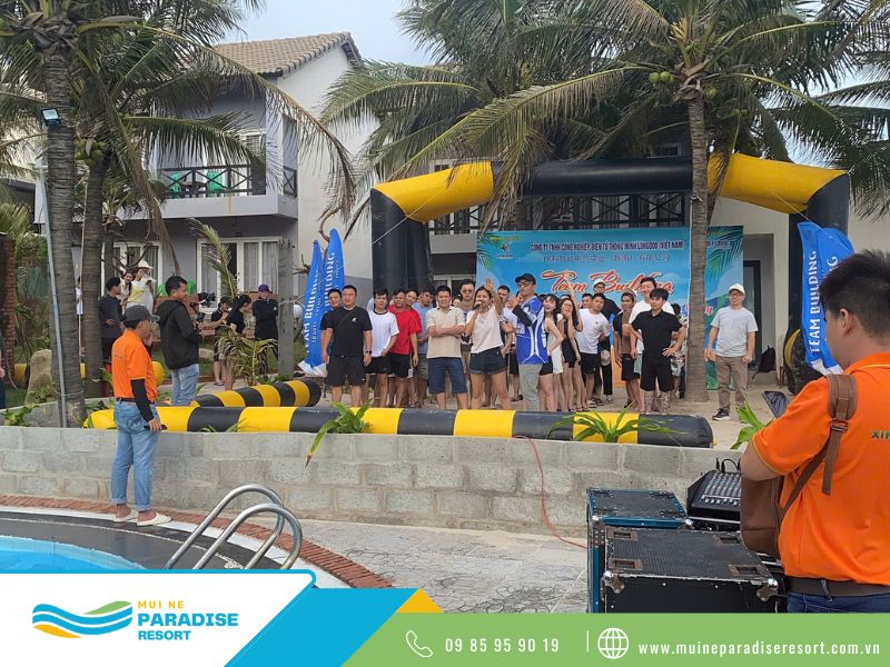 Mũi Né Paradise Resort – địa điểm tổ chức team building 2 ngày 1 đêm.