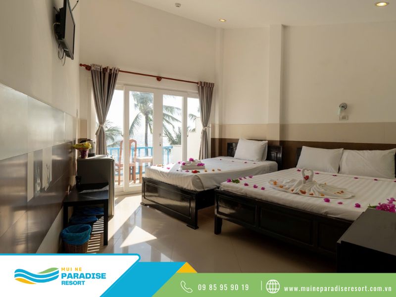 Mũi Né Paradise Resort – điểm nghỉ dưỡng thuận tiện sau chuyến bay đến Mũi Né.
