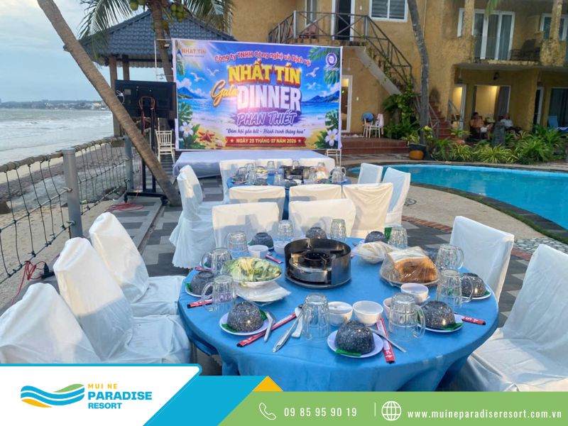 Mũi Né Paradise Resort Tổ Chức Gala dinner.