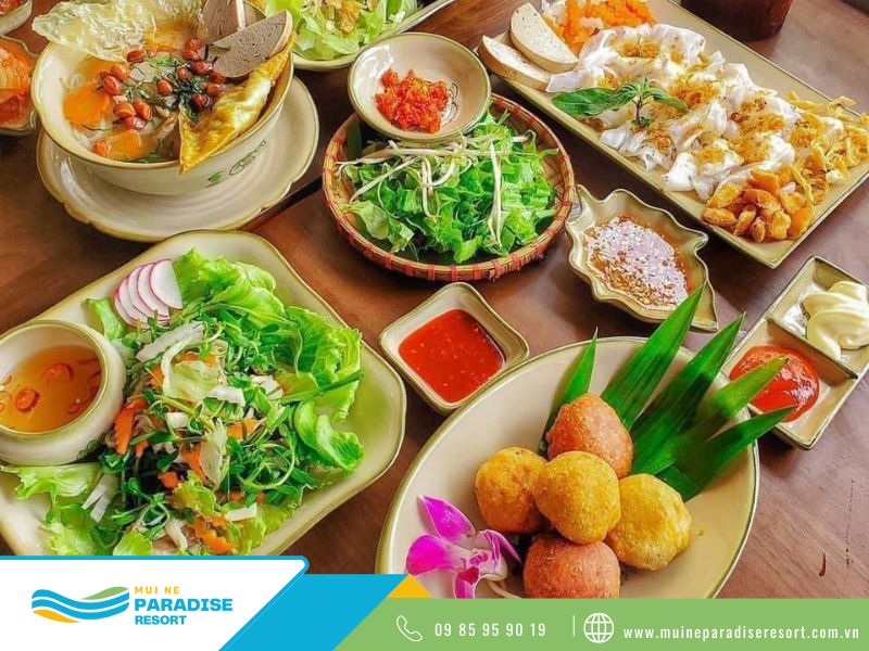 Vegetarian Menu at Lacheln Restaurant Mui Ne