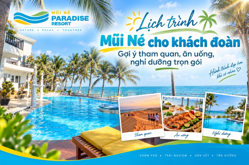 Lịch trình Mũi Né cho khách đoàn